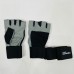 90-1611-S Weight Lifting Gloves - Grey Leather - S