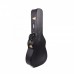 CGC300  Classic guitar hard case Black with Wine Wrinkle