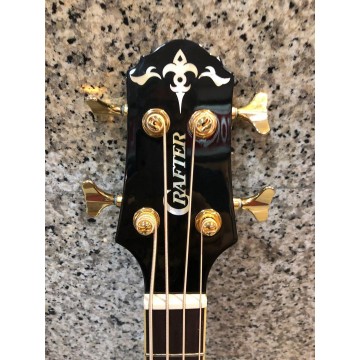 BA 500EQ/BK 4-String BK Acoustic Bass Guitar P/U w/bag