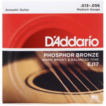 EJ17 Phosphor Bronze Medium 13-56 Acoustic Guitar String