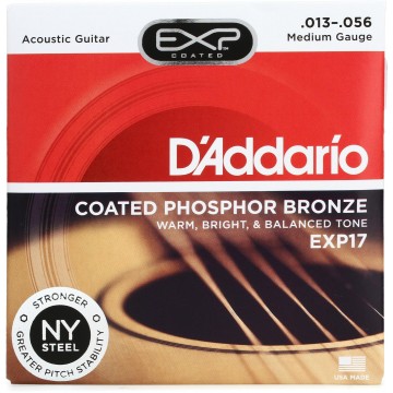 EXP17 Coated Phosphor Bronze Custom Light 13-56 Acoustic Guitar String