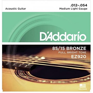 EZ920 85/15 Bronze Medium Light 12-54 Acoustic Guitar String