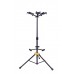 GS432B PLUS  Auto Grab Tri Guitar Stand w/Backrest